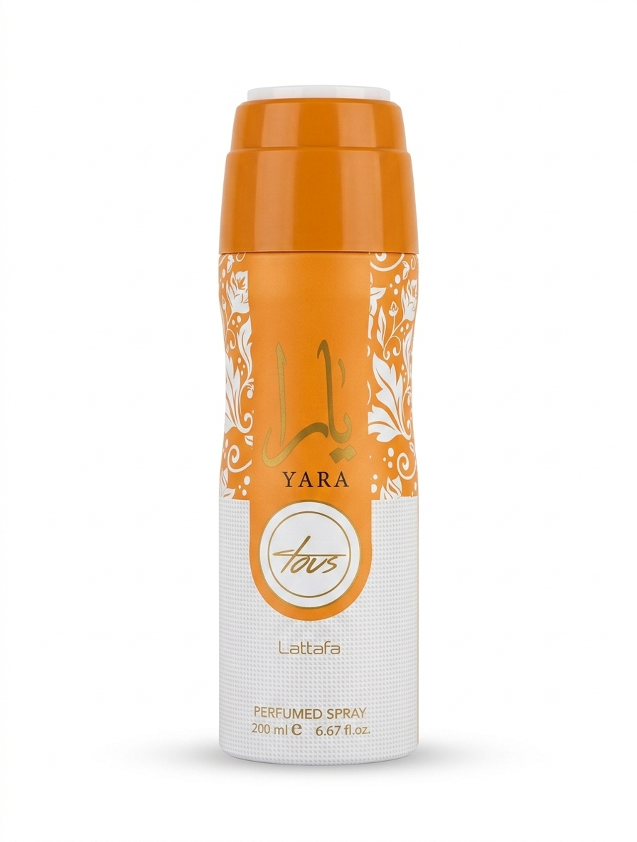 Lattafa Yara Tous Perfumed Body Spray – 200ml – Tropical Mango & Coconut Scent for Women