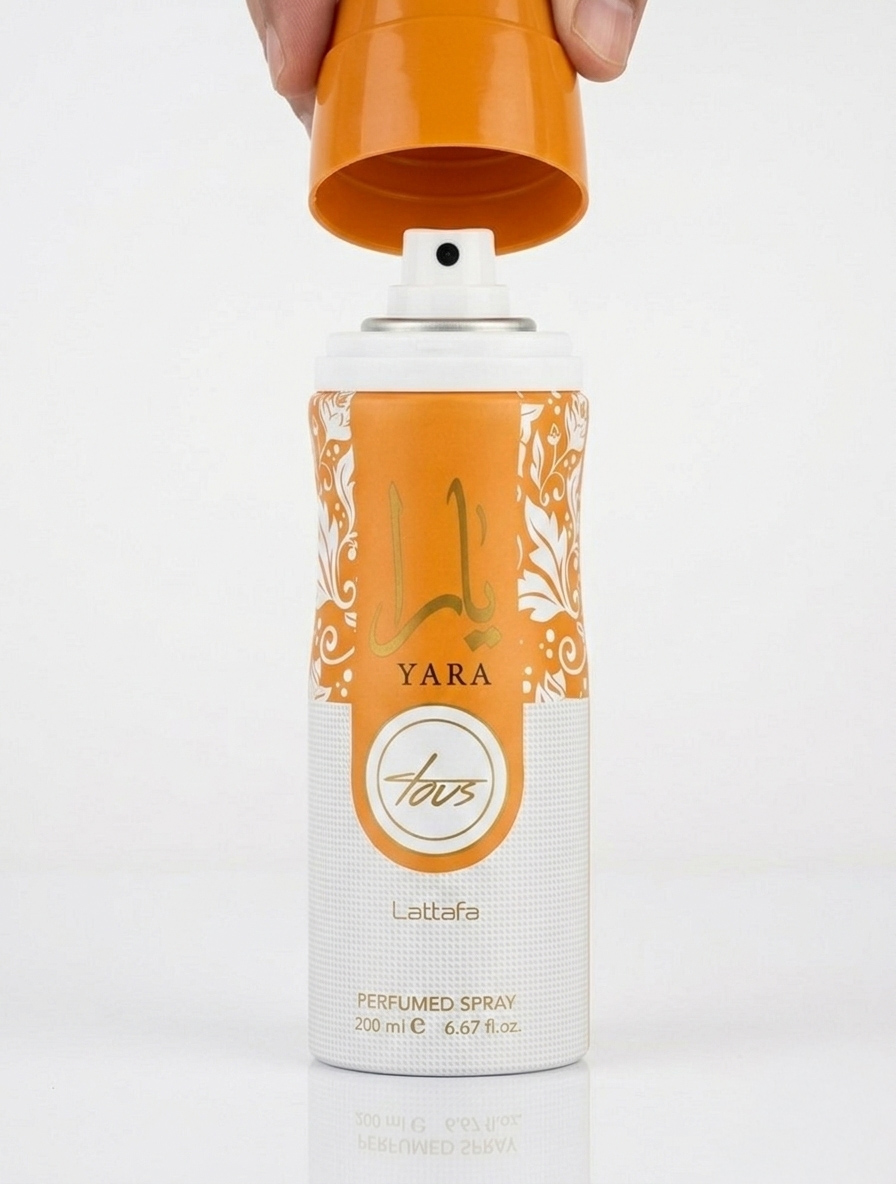 Lattafa Yara Tous Perfumed Body Spray – 200ml – Tropical Mango & Coconut Scent for Women