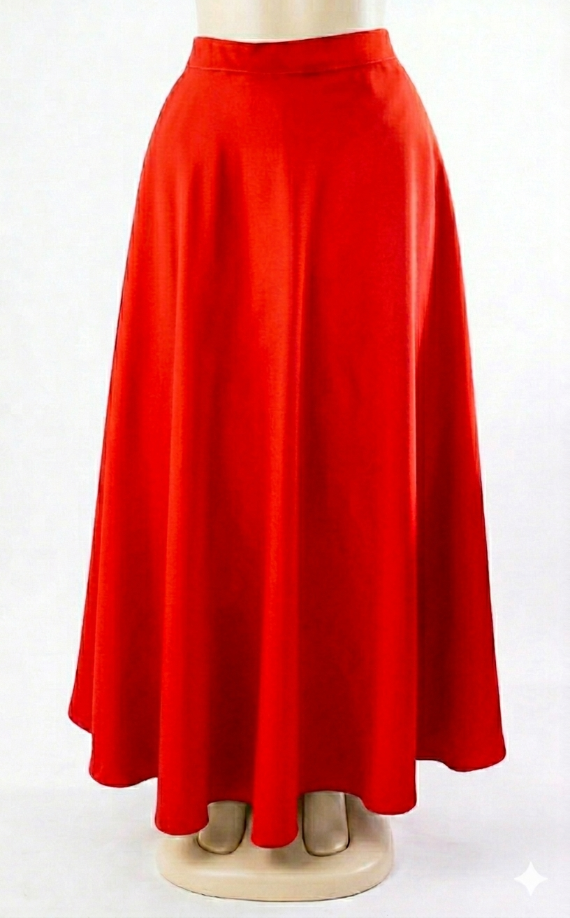 Jessy Royal Garments High-Waist A-Line Maxi Skirt.