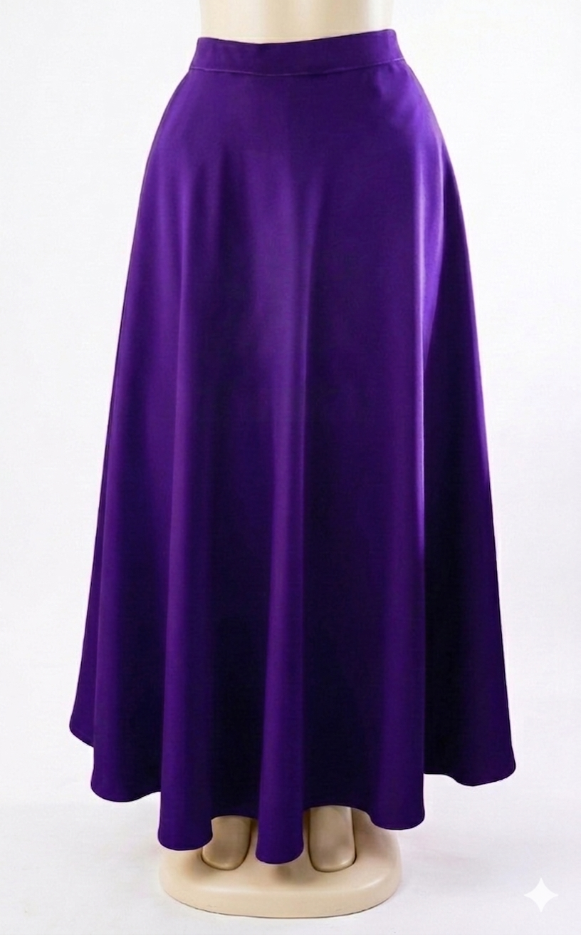 Jessy Royal Garments High-Waist A-Line Maxi Skirt.