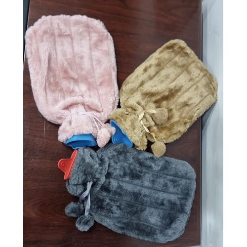 2L Hot Water Bottle Bag With Cover Clothing - Multicoloured