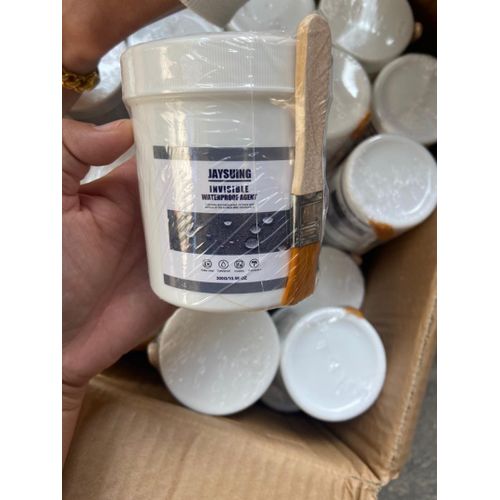 Transparent Waterproof Glue With Brush for Roof Leakage, Crack Seal Agent, Water Leakage Solution, Pipe Wall Tiles (300 Gram)