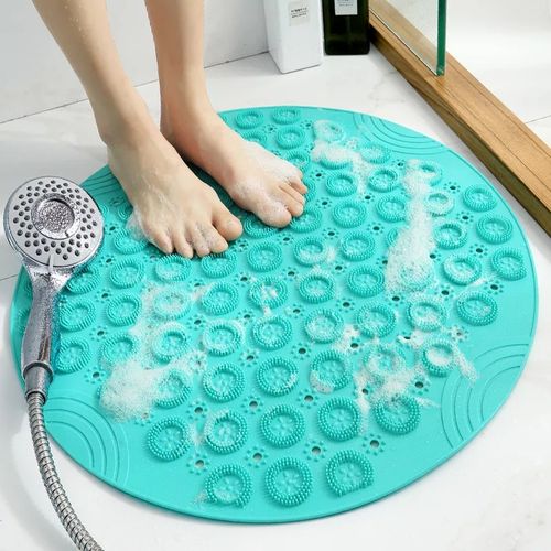 Bathroom Mat Anti-slip Round Safety Mat