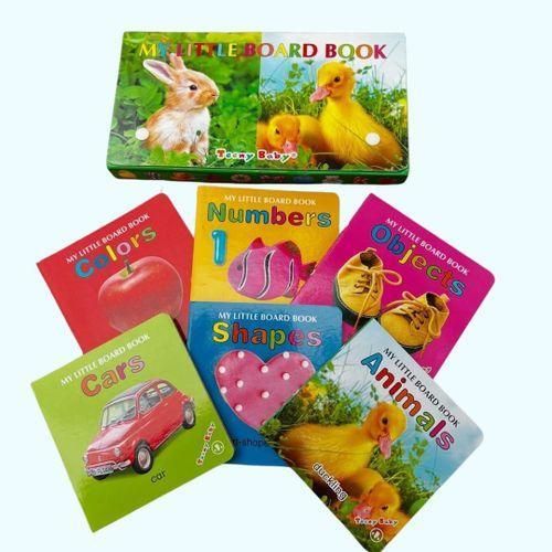 My Little Board Book Collection Early Learning Books for Toddlers (Ages 1–4 Years) Colors, Shapes, Animals, Numbers & Objects