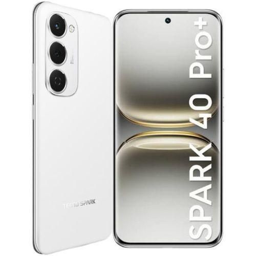TECNO SPARK 40 Pro Plus 128GB +16(8+8)GB 6.78 inch 120Hz Display 50MP Dual Speaker 5200mAh 45W Type-C Dual SIM 4G Side Fingerprint IP64 Smartphone