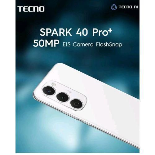 TECNO SPARK 40 Pro Plus 128GB +16(8+8)GB 6.78 inch 120Hz Display 50MP Dual Speaker 5200mAh 45W Type-C Dual SIM 4G Side Fingerprint IP64 Smartphone