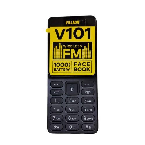 VILLAON V101 ,1.77 INCH DISPLAY ,1000mAh Battery, Torch, Wireless FM RADIO, FACEBOOK Dual sim Feature phone