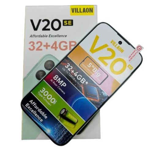 Villaon V20SE 4+32GB 5" Display 8MP Main Camera 3000mAh Battery Dual SIM Smartphone