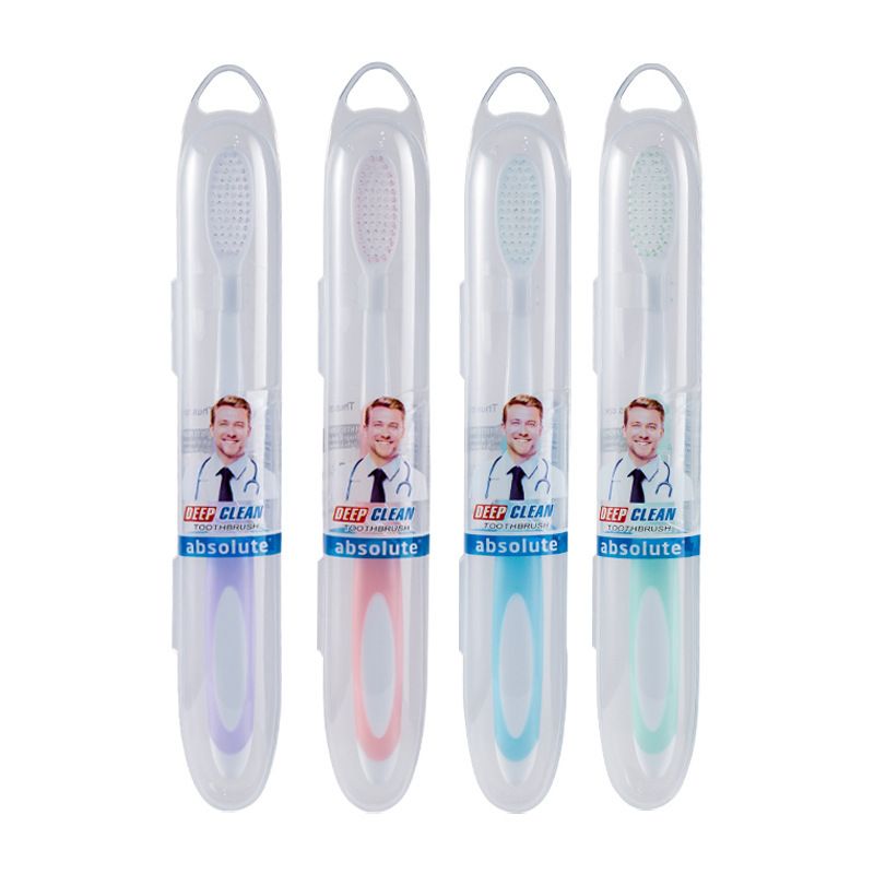 NORA Home 8pcs Soft-bristled Toothbrush‌ Regular Size Head with Box Designed with Cone-Shaped bristles for periodontal Disease Suitable for Sensitive Teeth and Gum Recession