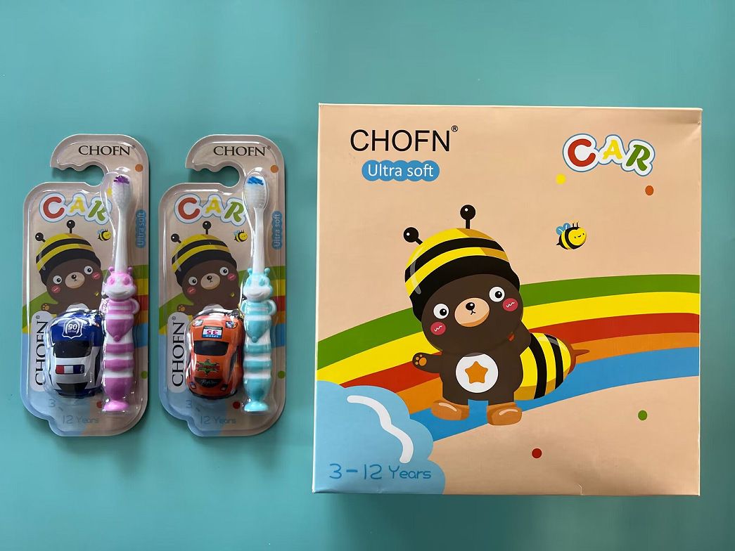 NORA Home Kids Soft Bristle Gentle Cute Toothbrush for 3-12Y Children with Water Gun/Doll/Car Toy Kids Brush for Teeth Care Ideal for Toddlers color random