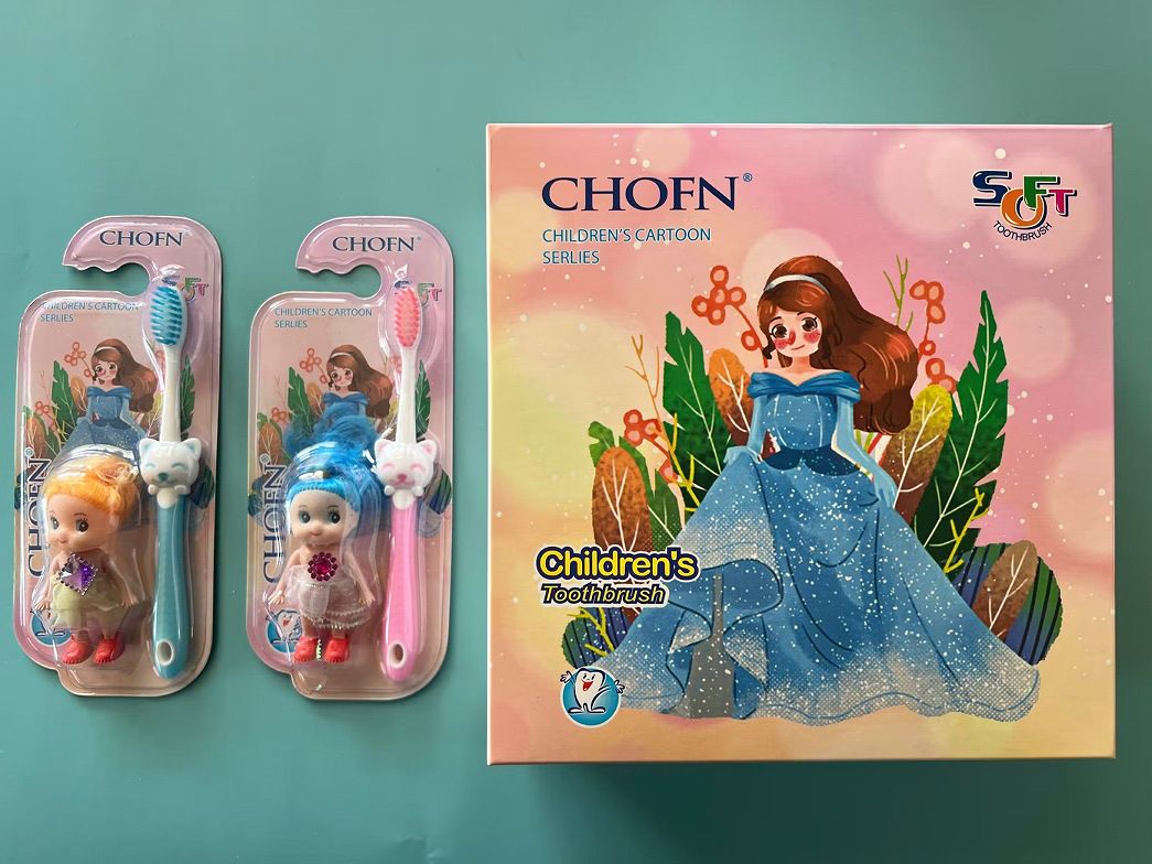 NORA Home Kids Soft Bristle Gentle Cute Toothbrush for 3-12Y Children with Water Gun/Doll/Car Toy Kids Brush for Teeth Care Ideal for Toddlers color random