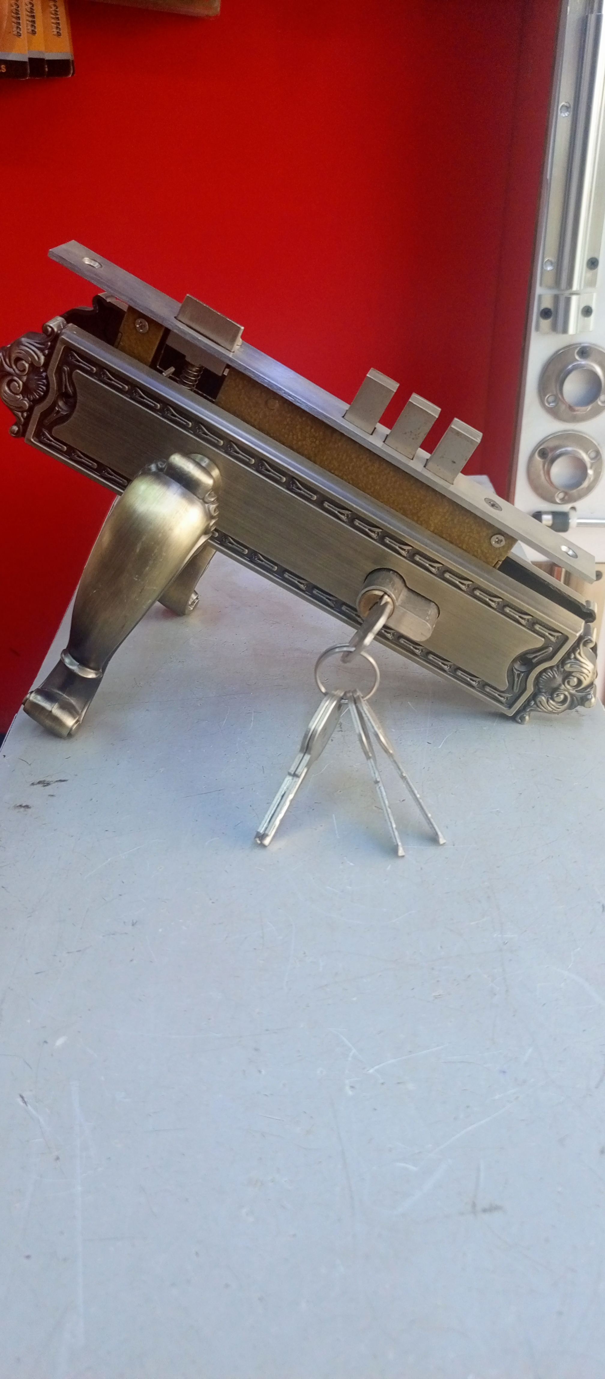 High Security Door Lock with Keys – Stainless Steel Anti-Theft Lock