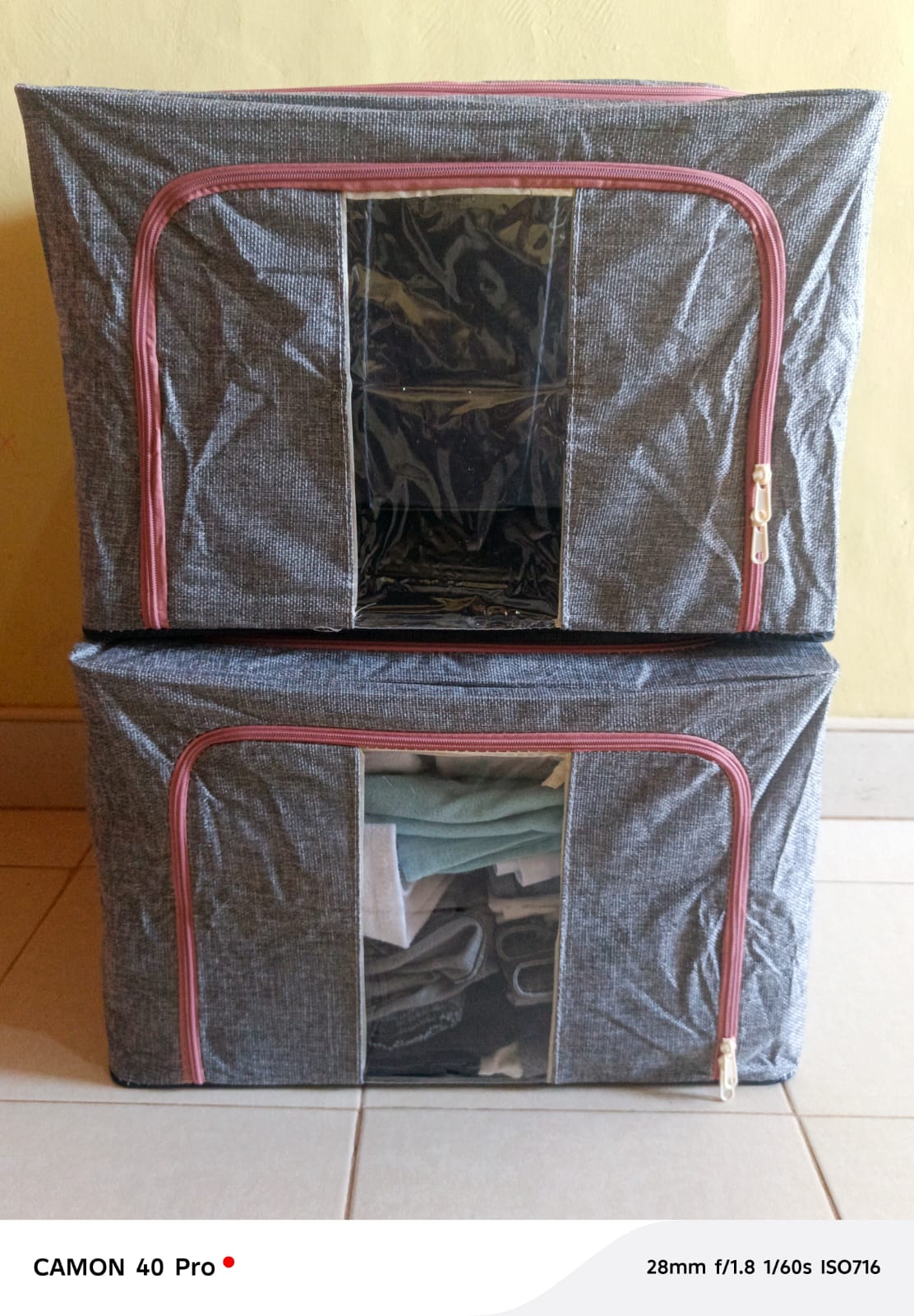 100L zipped storage box/wardrobe organiser,