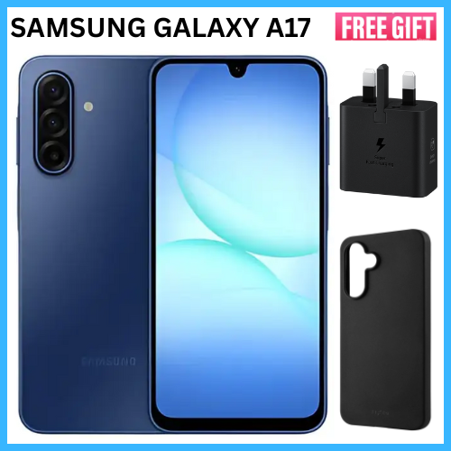 LIMITED OFFERS!!! BRAND NEW SAMSUNG GALAXY A17 128GB+6GB 6.7" Super AMOLED Display 50MP Triple Camera Android 15 IP54 Waterproof 5000mAh 25W Type-C Charge AI Smart Phones phone+FREE GIFTS