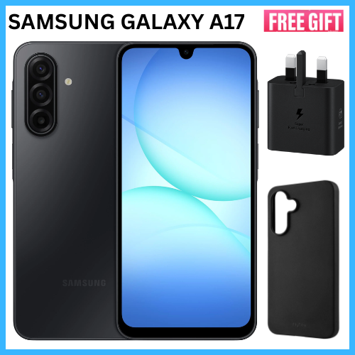 LIMITED OFFERS!!! BRAND NEW SAMSUNG GALAXY A17 128GB+6GB 6.7" Super AMOLED Display 50MP Triple Camera Android 15 IP54 Waterproof 5000mAh 25W Type-C Charge AI Smart Phones phone+FREE GIFTS
