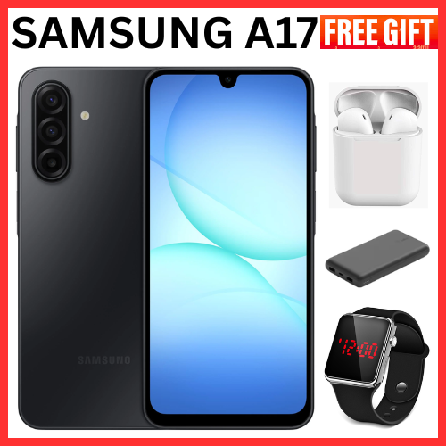 LIMITED OFFERS!!! BRAND NEW SAMSUNG GALAXY A17 128GB/256GB+4GB/6GB/8GB  6.7" Super AMOLED Display 50MP Triple Camera Android 15 IP54 Waterproof 5000mAh 25W Type-C Charge AI Smart Phones phone