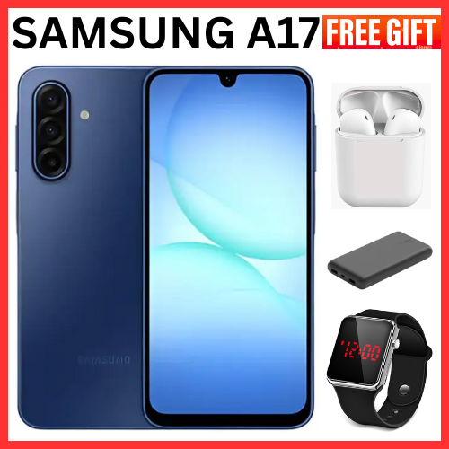 LIMITED OFFERS!!! BRAND NEW SAMSUNG GALAXY A17 256GB+8GB 6.7" Super AMOLED Display 50MP Triple Camera Android 15 IP54 Waterproof 5000mAh 25W Type-C Charge AI Smart Phones phone+FREE GIFTS