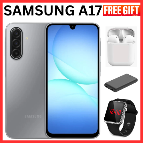 LIMITED OFFERS!!! BRAND NEW SAMSUNG GALAXY A17 256GB+8GB 6.7" Super AMOLED Display 50MP Triple Camera Android 15 IP54 Waterproof 5000mAh 25W Type-C Charge AI Smart Phones phone+FREE GIFTS
