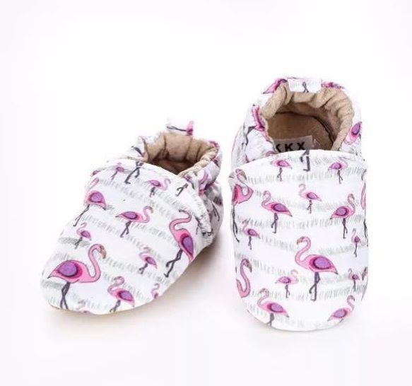 Floral Baby Shoes Soft and Anti-slip Sole Comfortable and Breathable Cotton Walking Shoes for Boys Girls Infants 6-14M