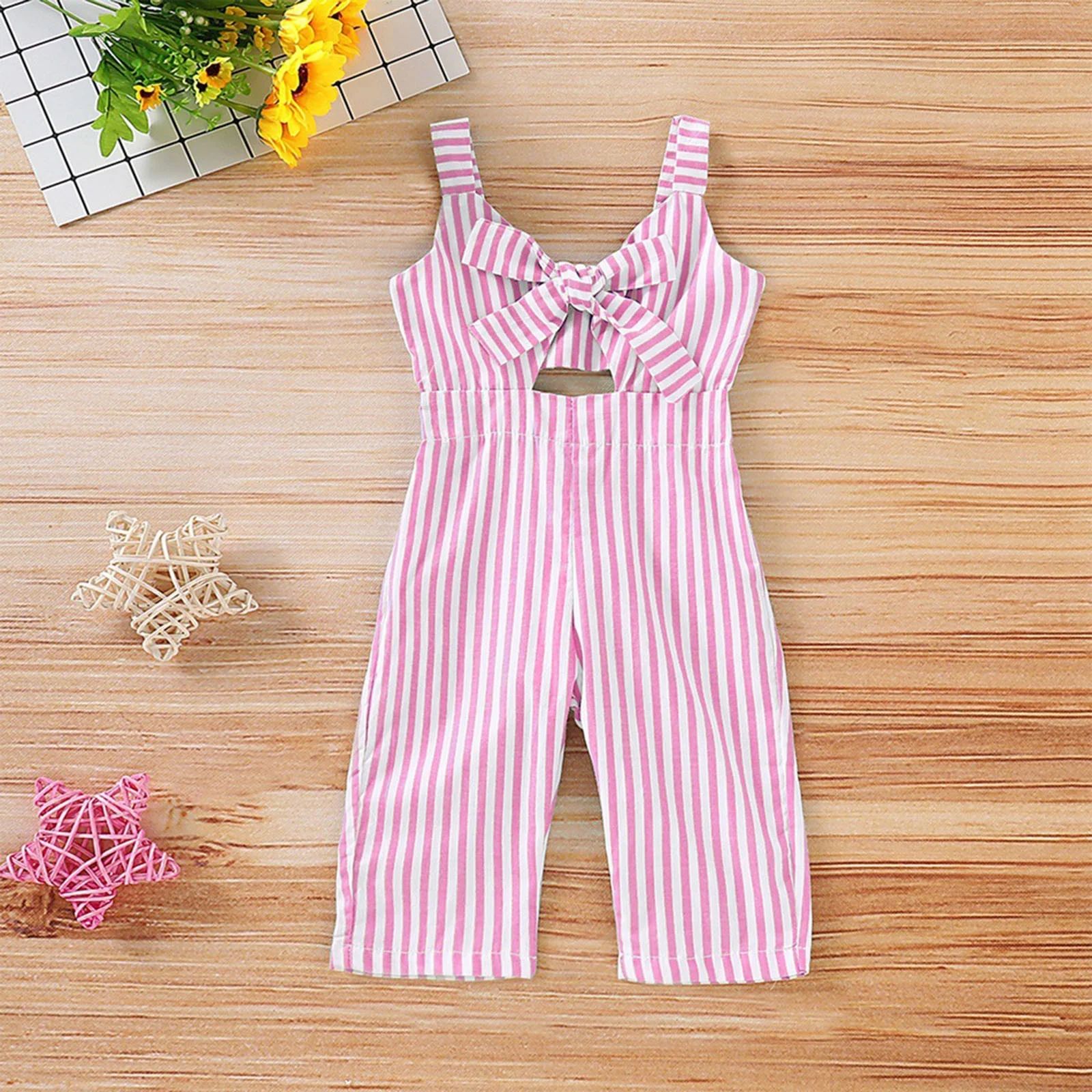 2 years Baby Girls Stripe Rompers Summer Wear
