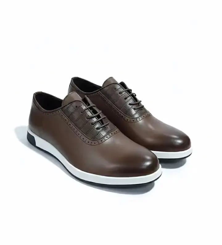 Men's Berluti Alessandro Cognac Leather Derby — a symbol of refined luxury and understated power, crafted from premium Venezia calf leather. Size 40-45.
