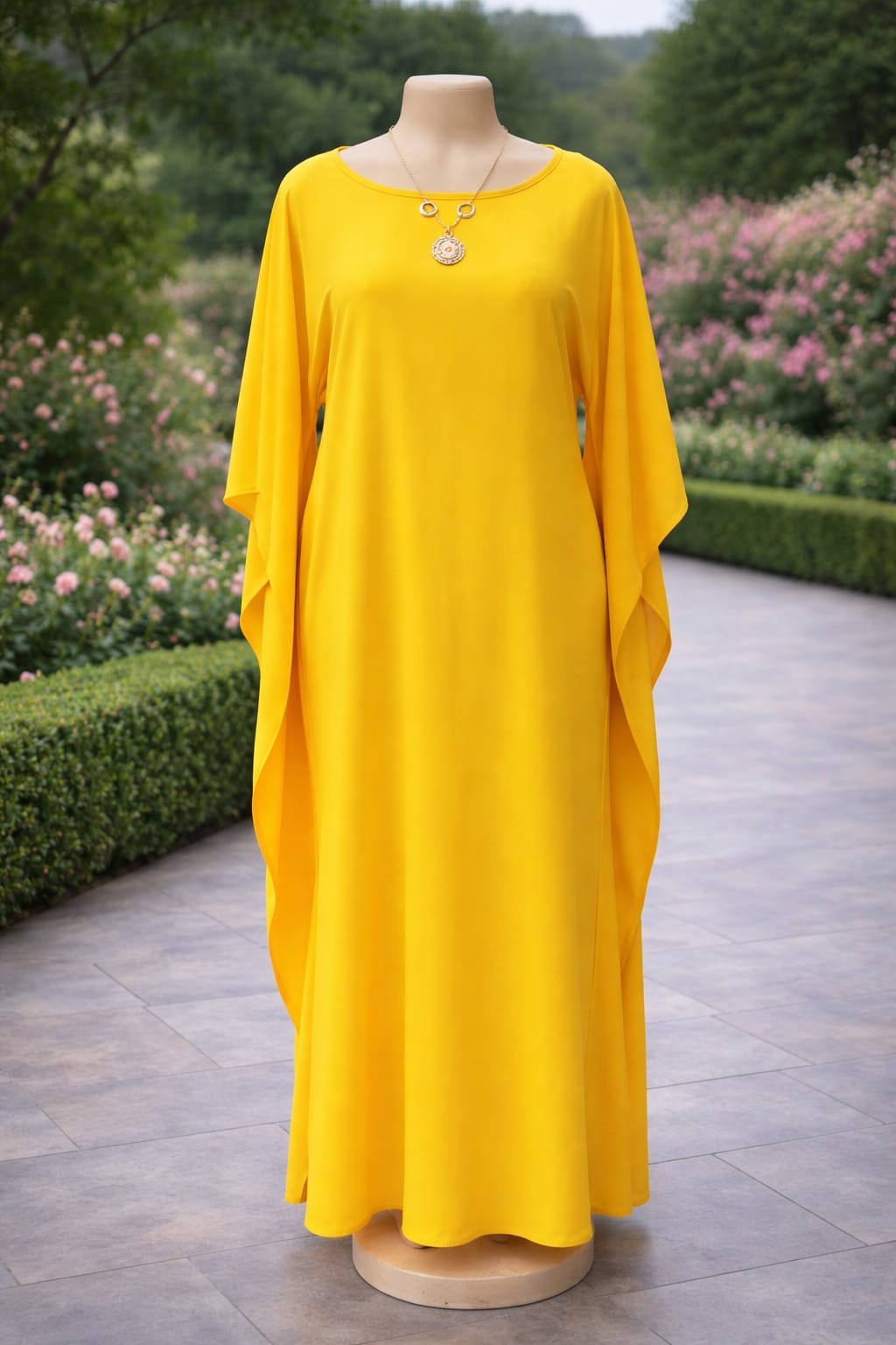Women's Royal Flow Luxe Free Size Kaftan Dress a statement piece designed for comfort, confidence, and timeless style. Crafted in a rich royal blue hue, this flowing maxi kaftan drapes beautifully