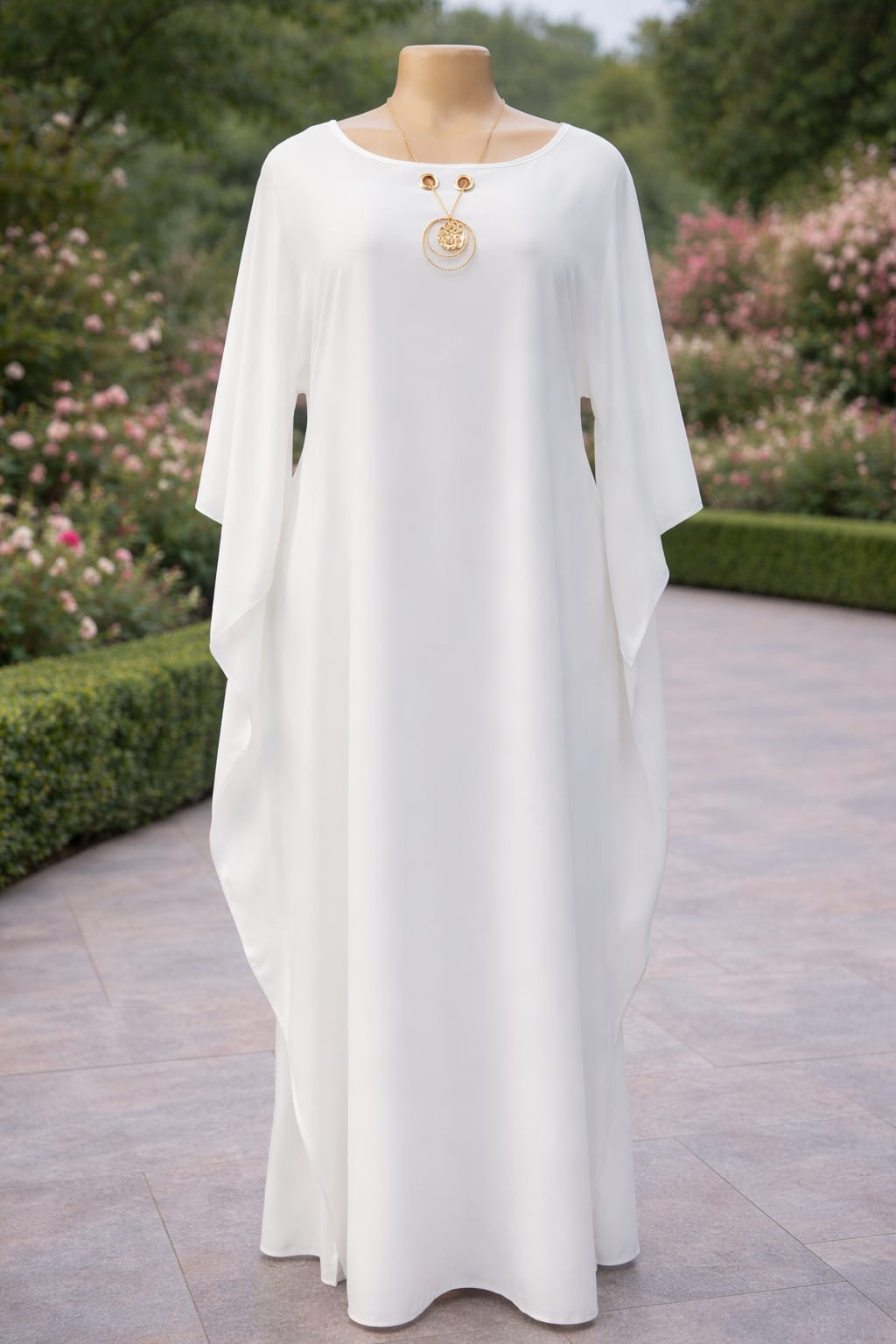 Women's Royal Flow Luxe Free Size Kaftan Dress a statement piece designed for comfort, confidence, and timeless style. Crafted in a rich royal blue hue, this flowing maxi kaftan drapes beautifully