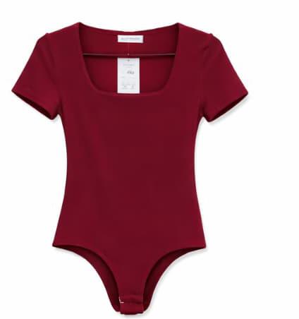 Ladies' Scarlet Sculpt Luxe Bodysuit Size M to XL the ultimate fusion of bold elegance and everyday comfort.Designed for the modern woman who loves to stand out, this striking red piece hugs your body