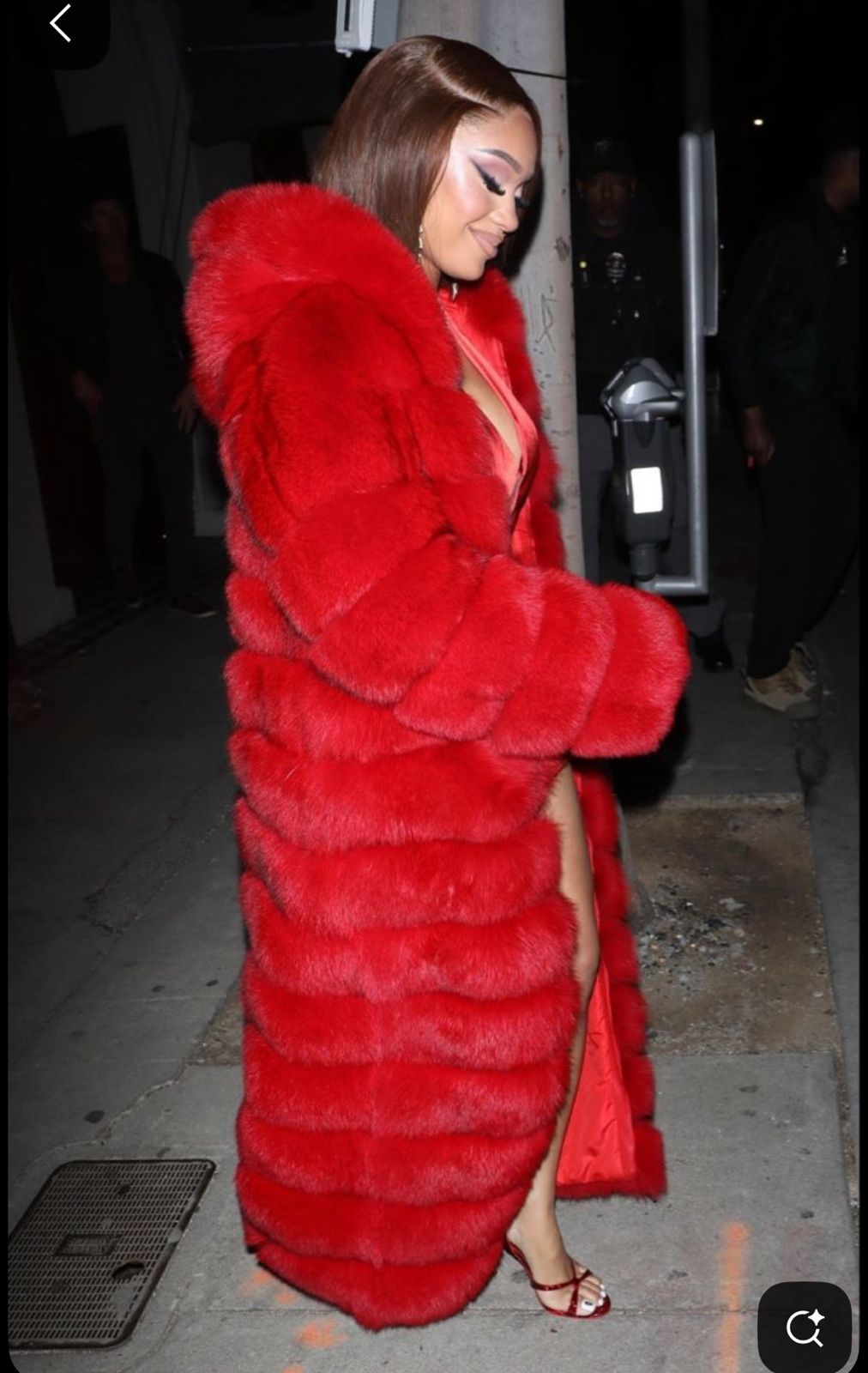 The Arctic Royale Luxe Hooded Coat-  Size M to 2XL-  ultimate statement of opulence and winter sophistication.