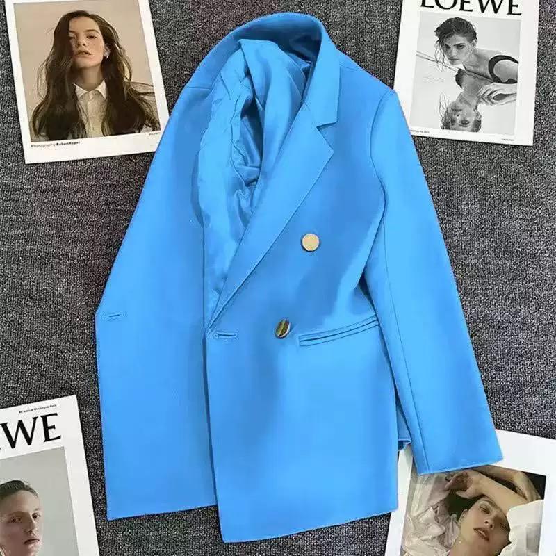 The Crimson Authority Luxe Blazer Size M to 3XL bold statement piece designed for confident, modern elegance. Crafted in a rich colors and it instantly elevates any outfit with its power.