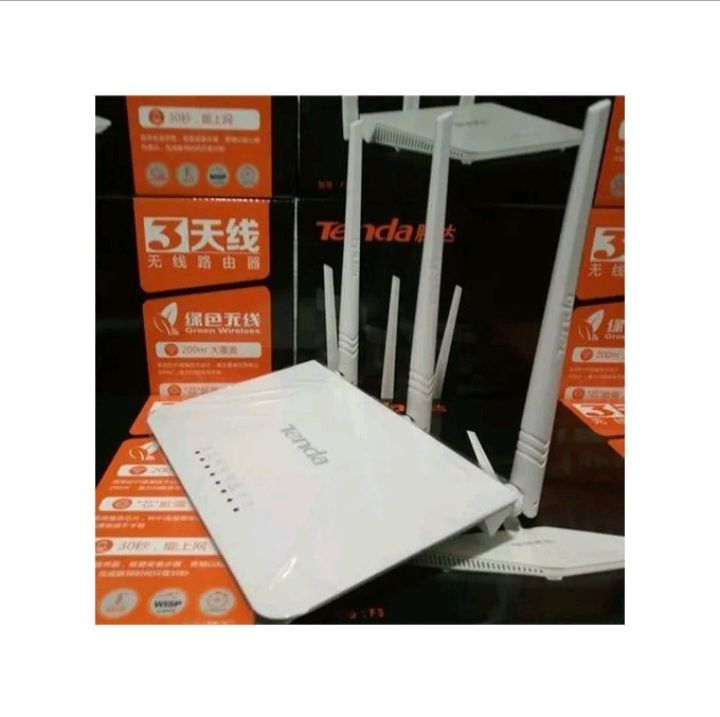 Tenda F3 Wireless WiFi Router – 300Mbps, Stable Home & Office Internet