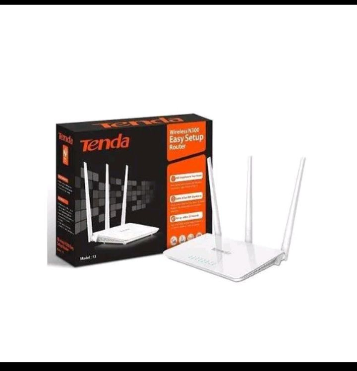 Tenda F3 Wireless WiFi Router – 300Mbps, Stable Home & Office Internet
