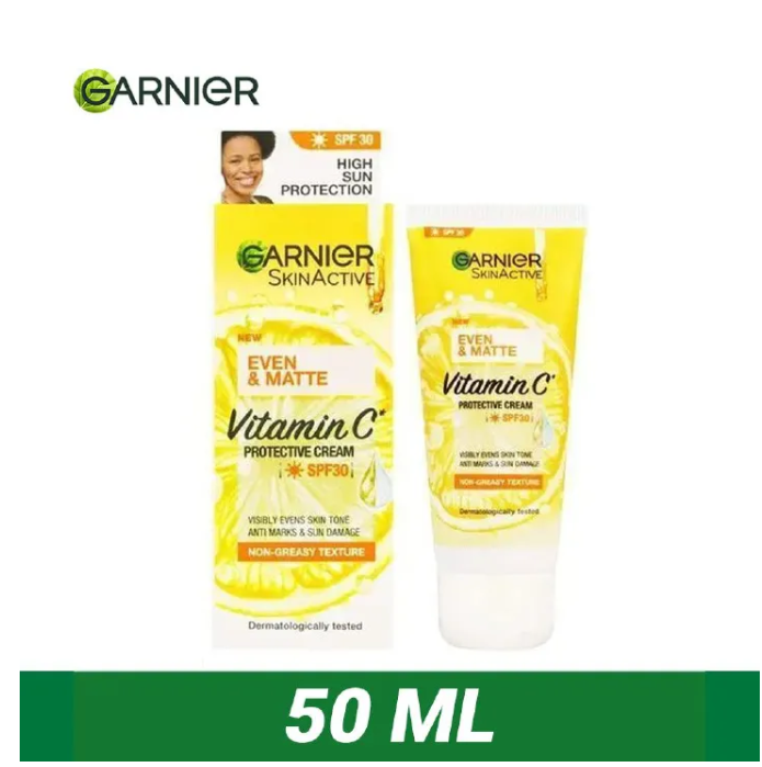 【Discounted】Garnier Even & Matte Vitamin C Sunscreen SPF30 50ml