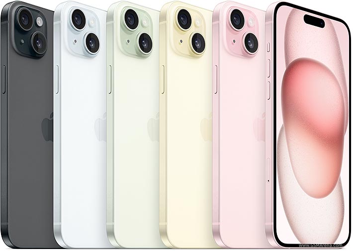 Refurbished Phone Apple iPhone 15 Plus 6.7 inch 6GB+128GB/256GB/512GB dual sim replaced screen with face id 48mp+12mp 4383mah Apple iPhone15 Plus smartphone