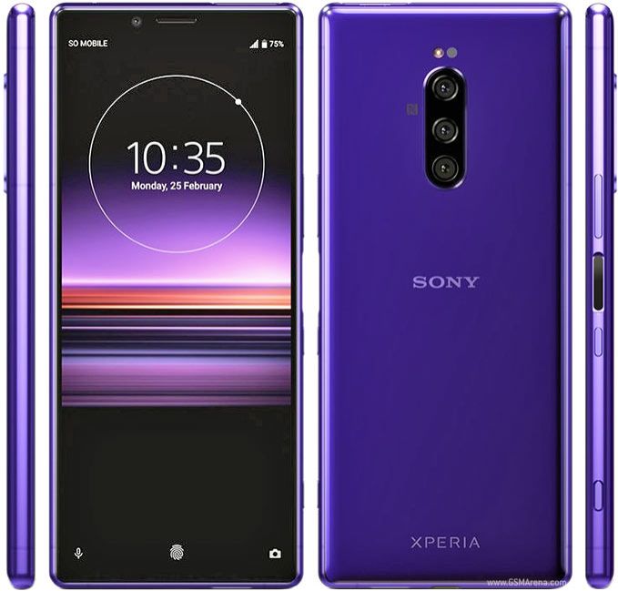 Refurbished Phone Sony Xperia 1 6.5 inch 6GB+64GB/128GB clean screen 12mp+8mp 3330mah Sony X1 smartphone