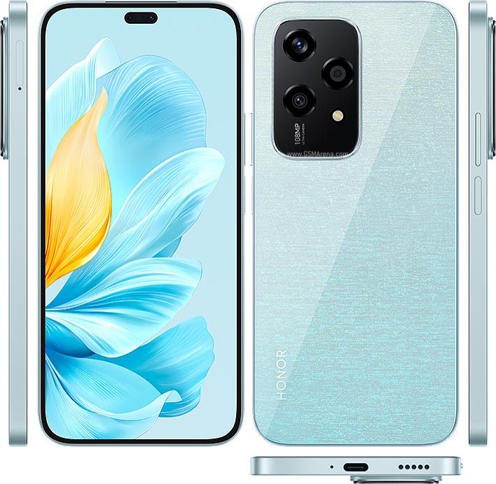 Refurbished Phone Honor 200 Lite 6.7 inch 8GB/12GB+256GB dual sim clean screen 108mp+50mp 4500mah Honor200 Lite smartphone