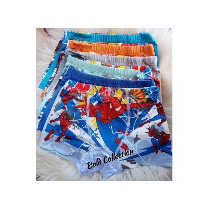 Fashion 6-Piece Girls’ Assorted Print Underwear Set – Premium Soft Cotton Kids Panties, Breathable Comfort Briefs & Hot Pant, Stretchy Waistband, Cute Cartoon & Floral Designs, Everyday Innerwear