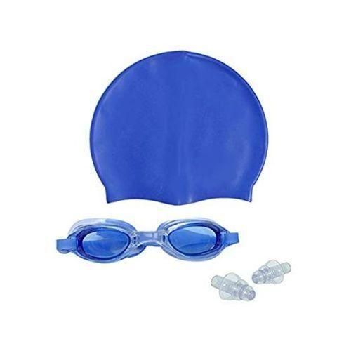 4Pcs/Set Children’s Cartoon Swimming Goggles Set with Swim Cap, Nose Clip & Earplugs – Anti-Fog Protective Swim Gear for Kids