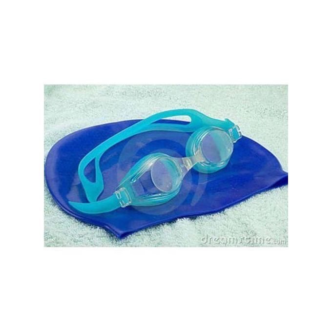 4Pcs/Set Children’s Cartoon Swimming Goggles Set with Swim Cap, Nose Clip & Earplugs – Anti-Fog Protective Swim Gear for Kids