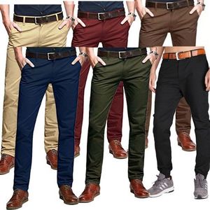 6-Pack Soft Khaki Men’s Slim Fit Trousers | Official & Smart-Casual Wear | Lightweight, Comfortable & Durable Fabric