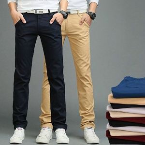 2-Pack Soft Khaki Men’s Slim Fit Trousers | Official & Smart-Casual Wear | Lightweight, Comfortable & Durable Fabric