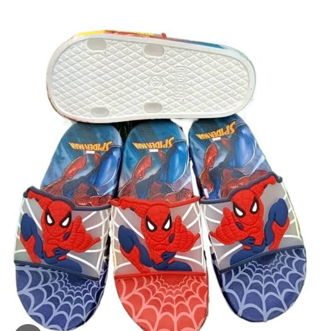 “Kids Cartoon-Themed Slide Sandals – Lightweight Anti-Slip Summer Slippers with Soft Cushioned Sole, Bright Colors & Fun Character Design for Boys and Girls” HAS SMALL FITTING