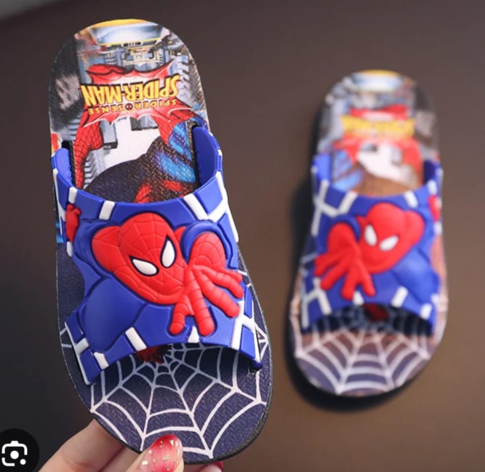 “Kids Cartoon-Themed Slide Sandals – Lightweight Anti-Slip Summer Slippers with Soft Cushioned Sole, Bright Colors & Fun Character Design for Boys and Girls” HAS SMALL FITTING