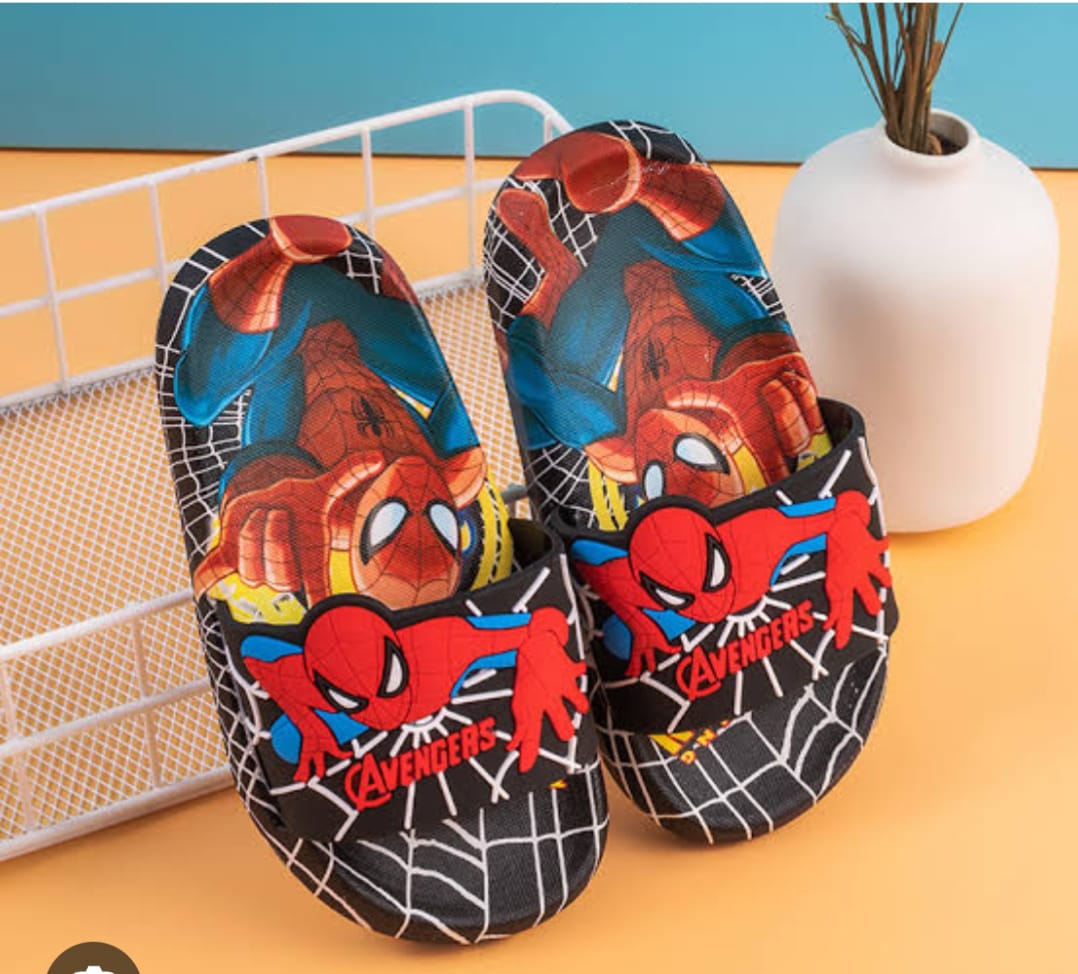“Kids Cartoon-Themed Slide Sandals – Lightweight Anti-Slip Summer Slippers with Soft Cushioned Sole, Bright Colors & Fun Character Design for Boys and Girls” HAS SMALL FITTING
