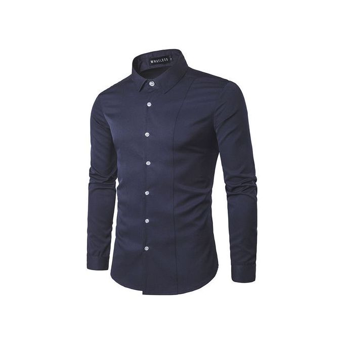 Fashion Men's Turkey Official Shirts 4 Pack - (100% Cotton) - Slim Fit - Black , White, Navy Blue & Blue