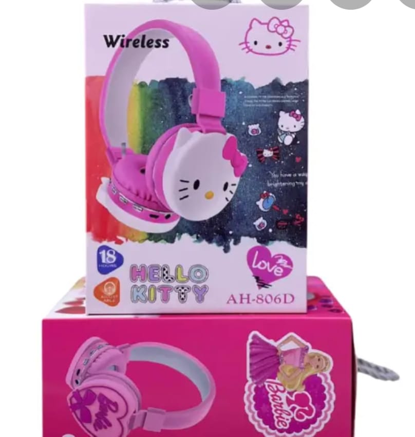 Fancy Cat Ear Wireless Bluetooth Headphones for Kids, Cute LED Light Up Design, Sports & Leisure Headset, Stereo Sound, Adjustable Over-Ear Earphones, Perfect Gift for Children Sports & Leisure Kids