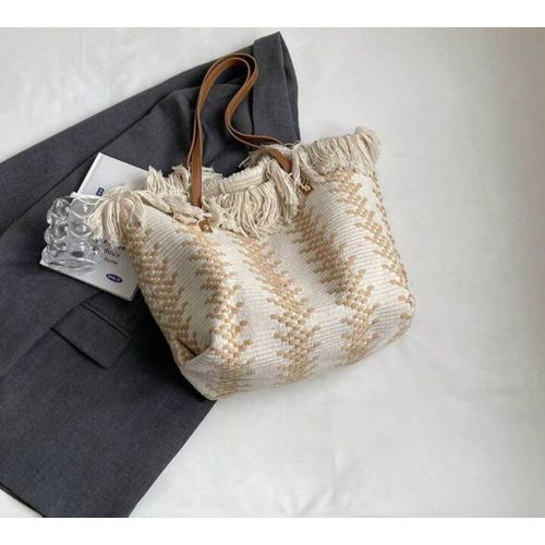 Summer Vibes Tote Bag | Premium Quality Fabric Carry Bag | Lightweight, Spacious, Reusable & Eco-Friendly | Stylish Everyday Tote for Shopping, Travel & Beach