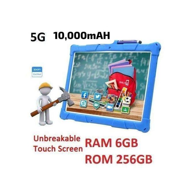 Bebe Tab Kids Tablet 7-Inch HD Display, 6GB RAM + 256GB ROM, WiFi Only (No SIM Card Slot), Parental Control, Learning & Entertainment Tablet for Children