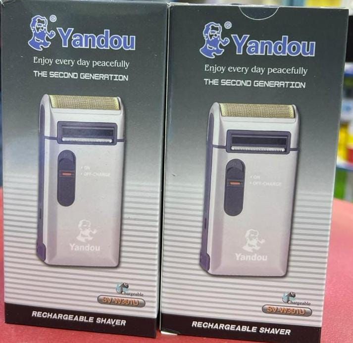 Yandou Ergonomic Quality Rechargeable Hair Smoother & Trimmer – Cordless Precision Grooming Clipper with Stainless Steel Blades for Beard, Mustache & Hair