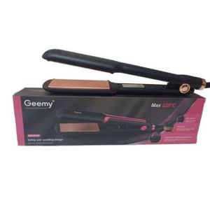 Geemy Professional Hair Straightener with Water-Based Ceramic Glaze Layer – Fast Heating Flat Iron with Smooth Glide Plates for Silky, Frizz-Free Hair